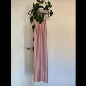 NEVER WORN Victoria secret pink silk dress